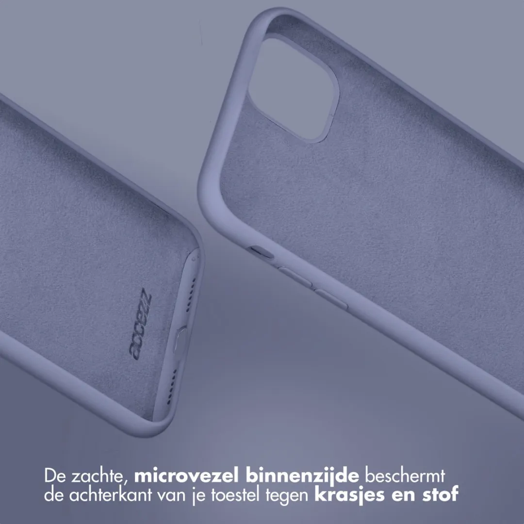 Accezz iPhone 11 Hoesje Lavendelgrijs