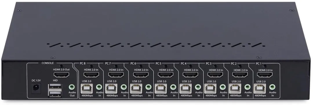 Startech R8AH202-KVM-SWITCH 8-Port HDMI KVM Switch - 4K 60Hz - Zwart - afbeelding 6 van 6