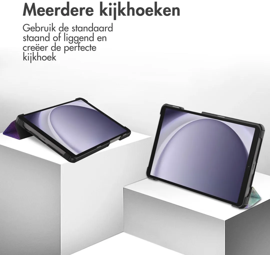 Imoshion Tablethoes Pr051 Trifold - Space - 8.7" - o.a. Samsung Tab A9/A11