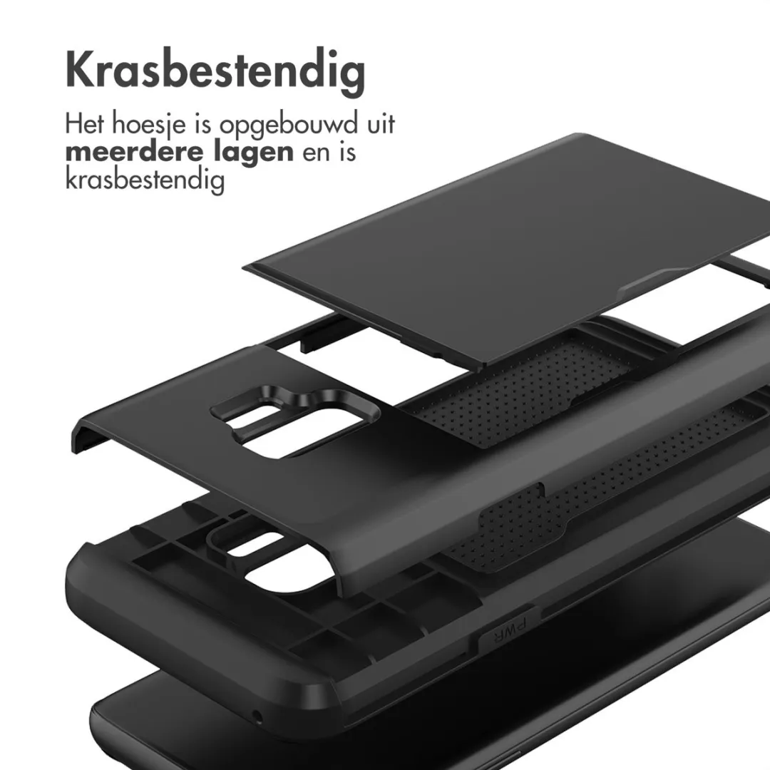 Imoshion Hoesje Samsung Galaxy S9 - Pasjeshouder 2 Stuks - Zwart