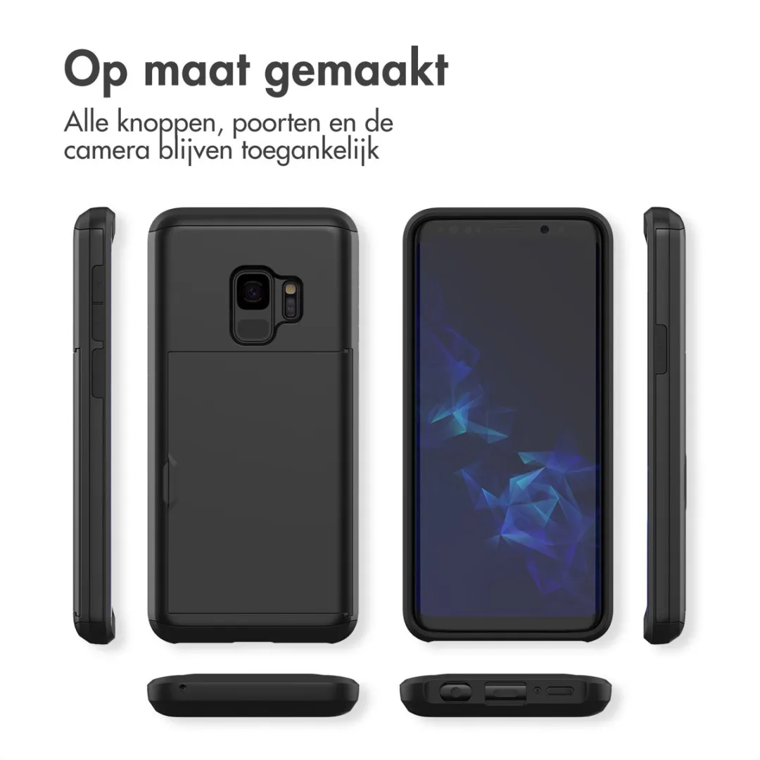 Imoshion Hoesje Samsung Galaxy S9 - Pasjeshouder 2 Stuks - Zwart - afbeelding 6 van 6