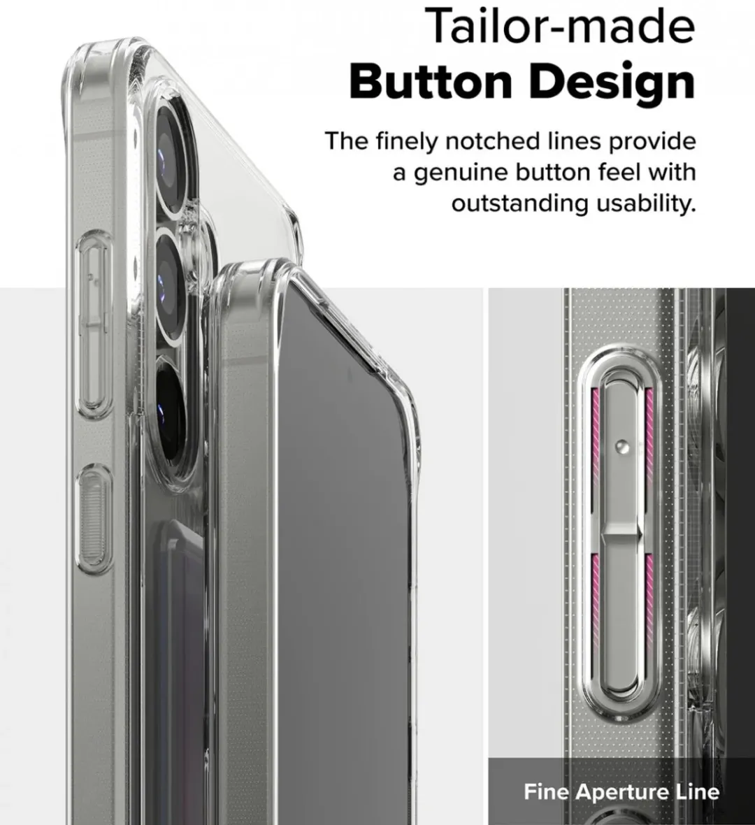 Ringke Fusion Card Hoesje Samsung Galaxy S25 Plus - Transparant