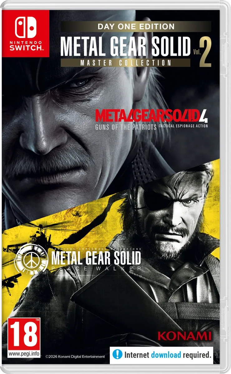 Mindscape Metal Gear Solid Master Collection Vol. 2 - Day One Edition Nintendo Switch