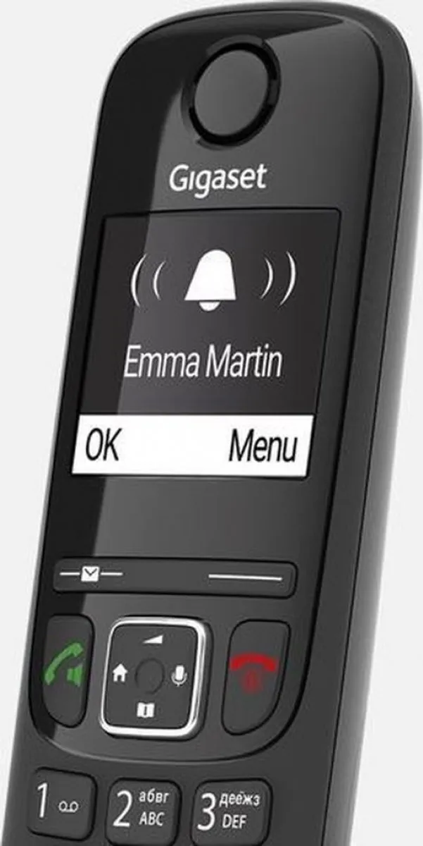Gigaset AS690 DUO Analoge/DECT Telefoon - 2 Handsets - Zwart