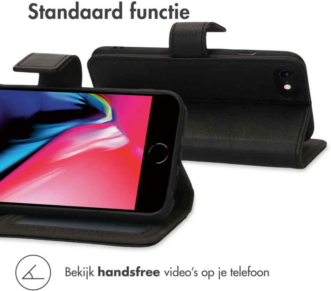 Imoshion Hoesje Apple iPhone SE/8/7/6s/6 - 3 Pasjes - Zwart