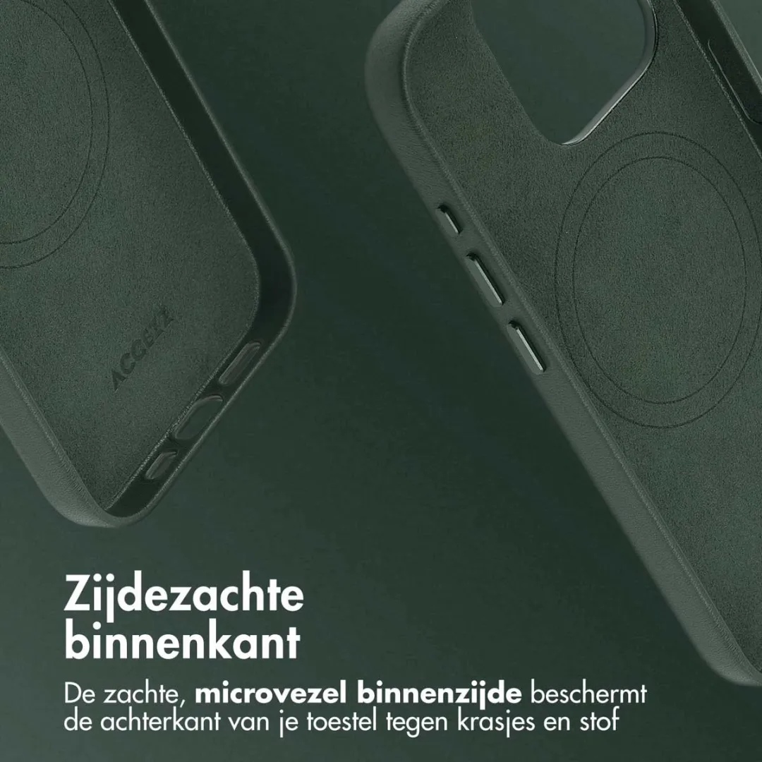 Accezz Hoesje iPhone 15 Pro - Cedar Green - 2 Pasjes