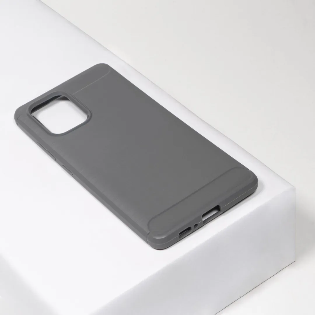 BMAX Carbon Soft Case Samsung Galaxy S10 Lite - Grijs