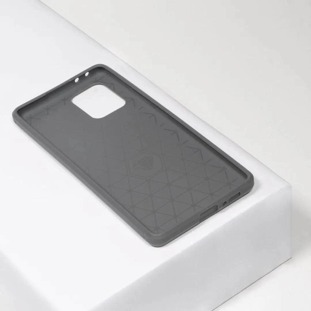 BMAX Carbon Soft Case Samsung Galaxy S10 Lite - Grijs