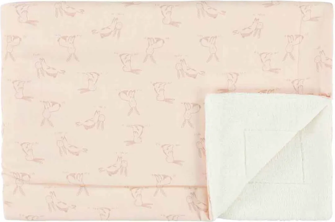 Trixie Babydeken Fleece Rosy Rabbit 75x100cm