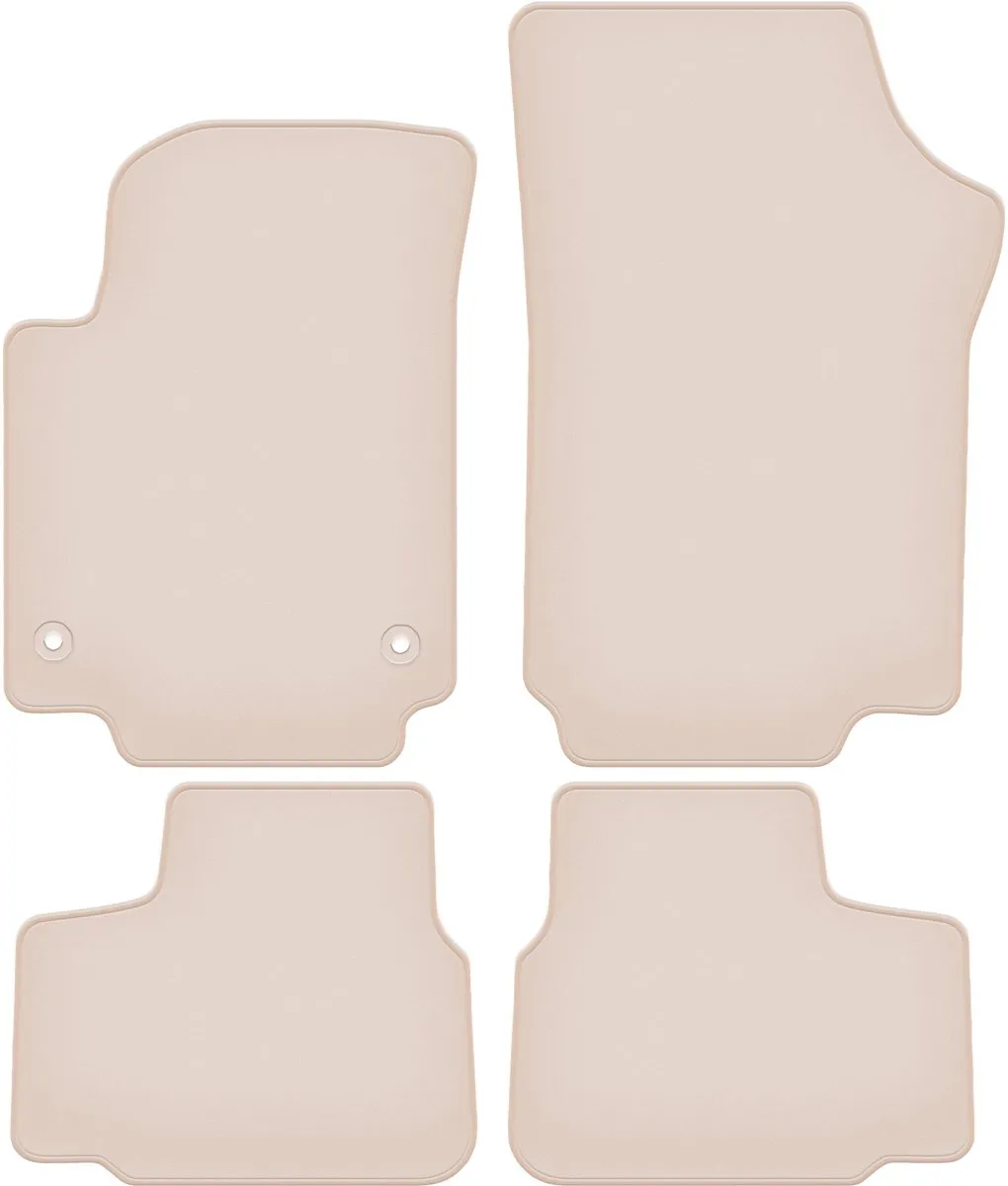 Volkswagen Up! Premium Beige Vloermatten - 4 Stuks