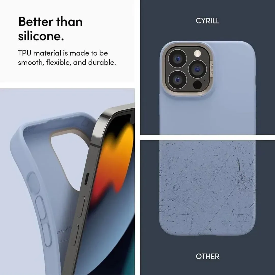 Spigen Cyrill Color Brick iPhone 13 Pro Max Hoesje - Blauw ACS03177