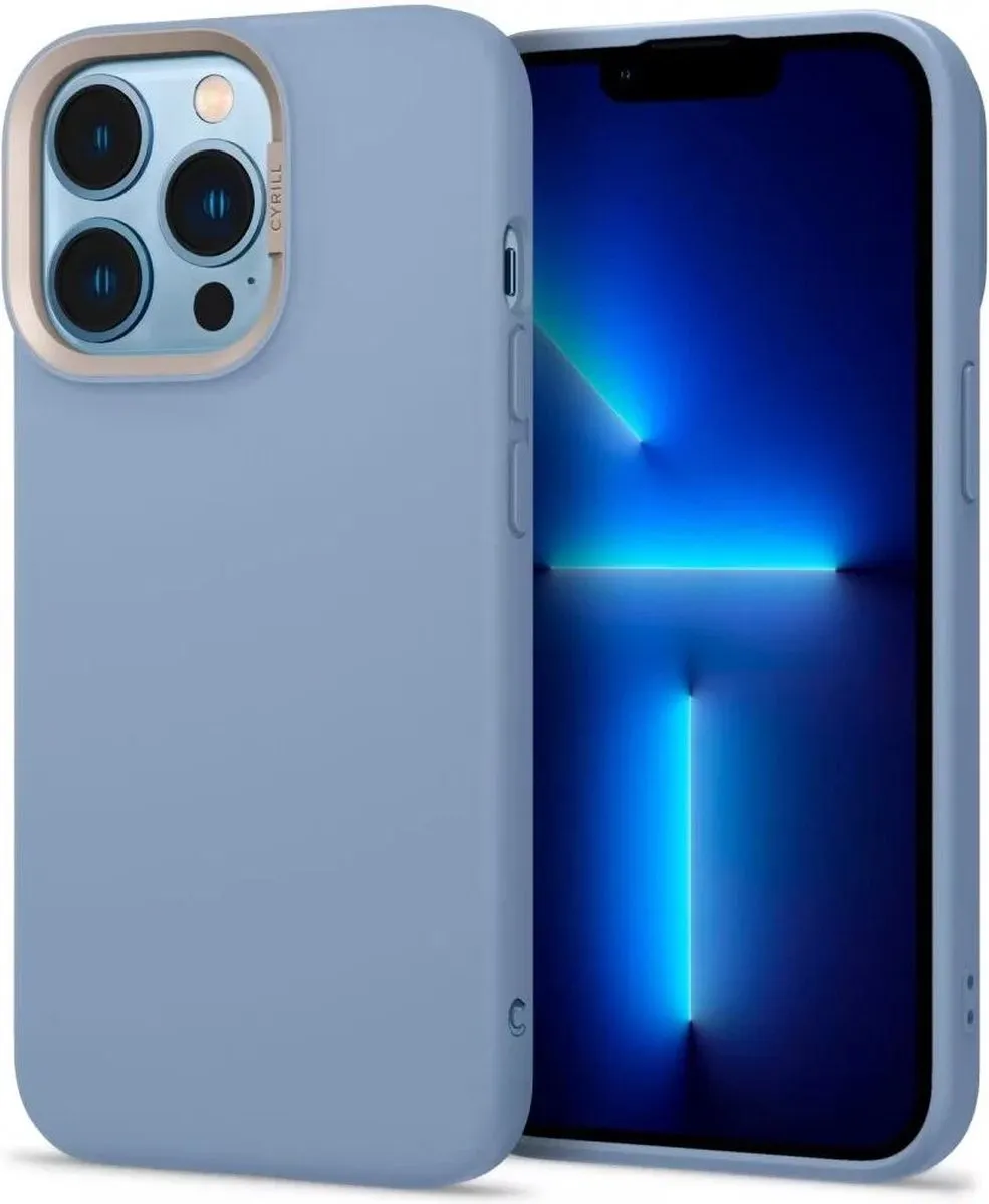 Spigen Cyrill Color Brick iPhone 13 Pro Max Hoesje - Blauw ACS03177