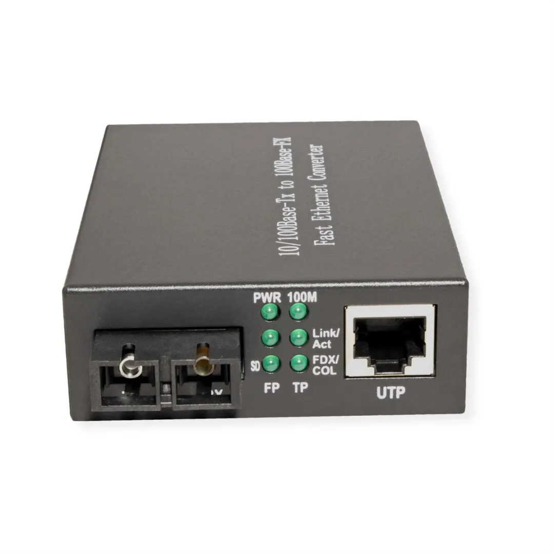 Value Fast Ethernet Converter RJ45-SC - Glasvezel