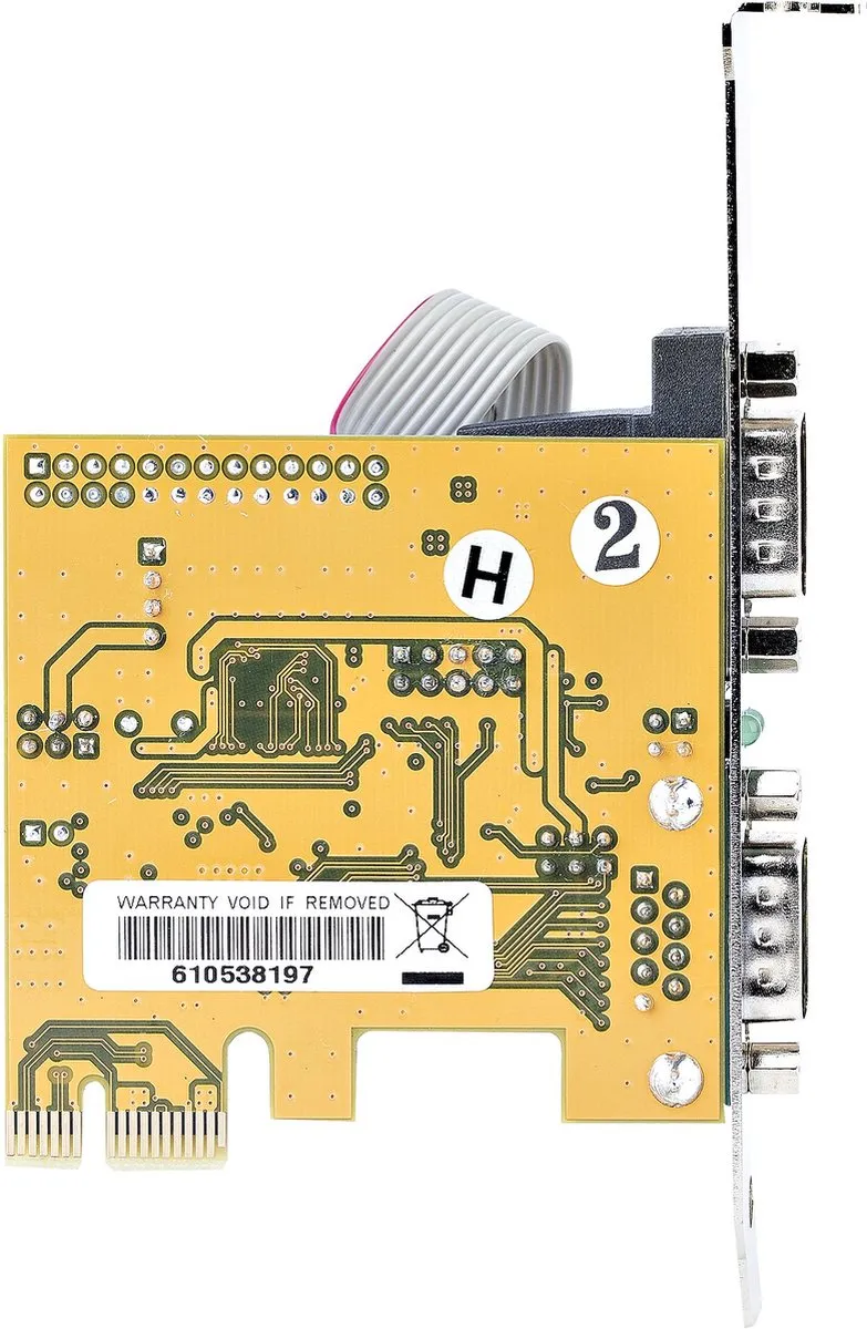Startech PCIe Dual RS232 Kaart 2x DB9 - PRIVACY-SCREEN-19M