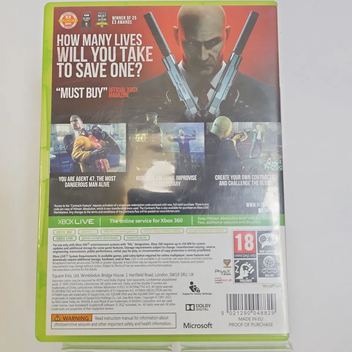 Square Enix Hitman Absolution