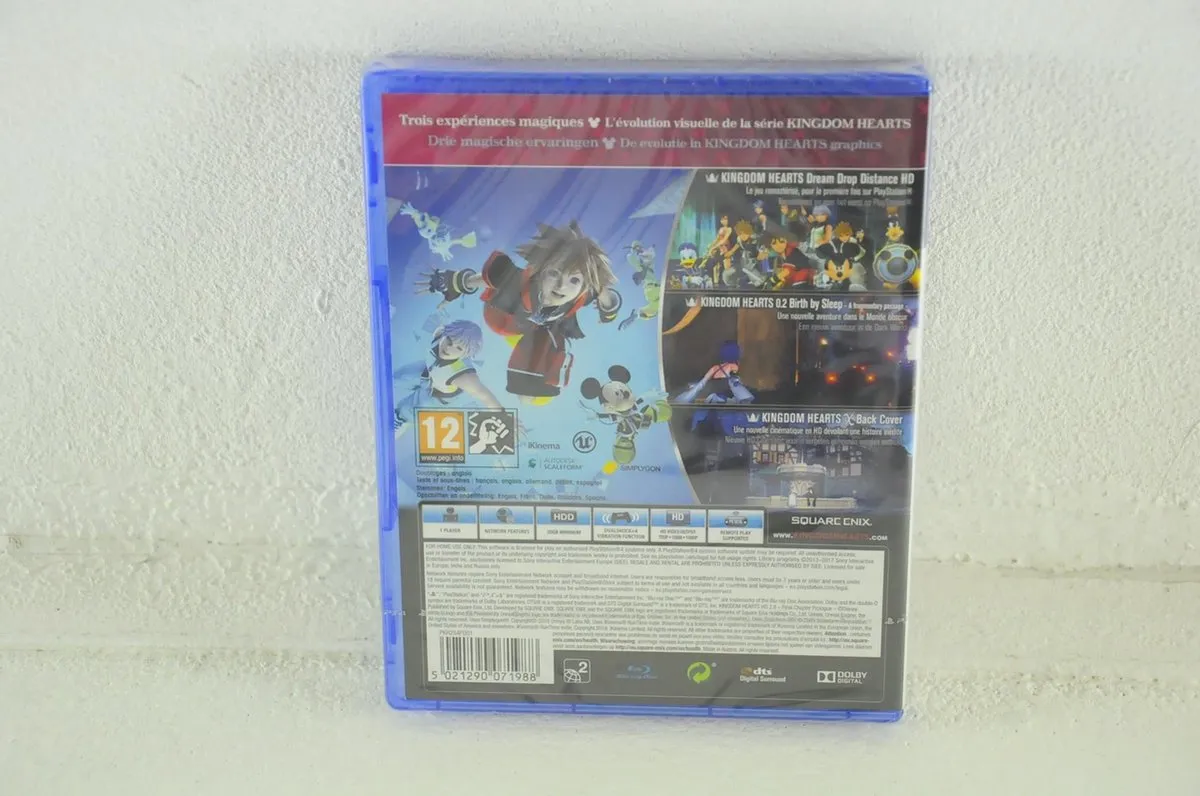 Square Enix Kingdom Hearts HD 2.8 Final Chapter Prologue PS4