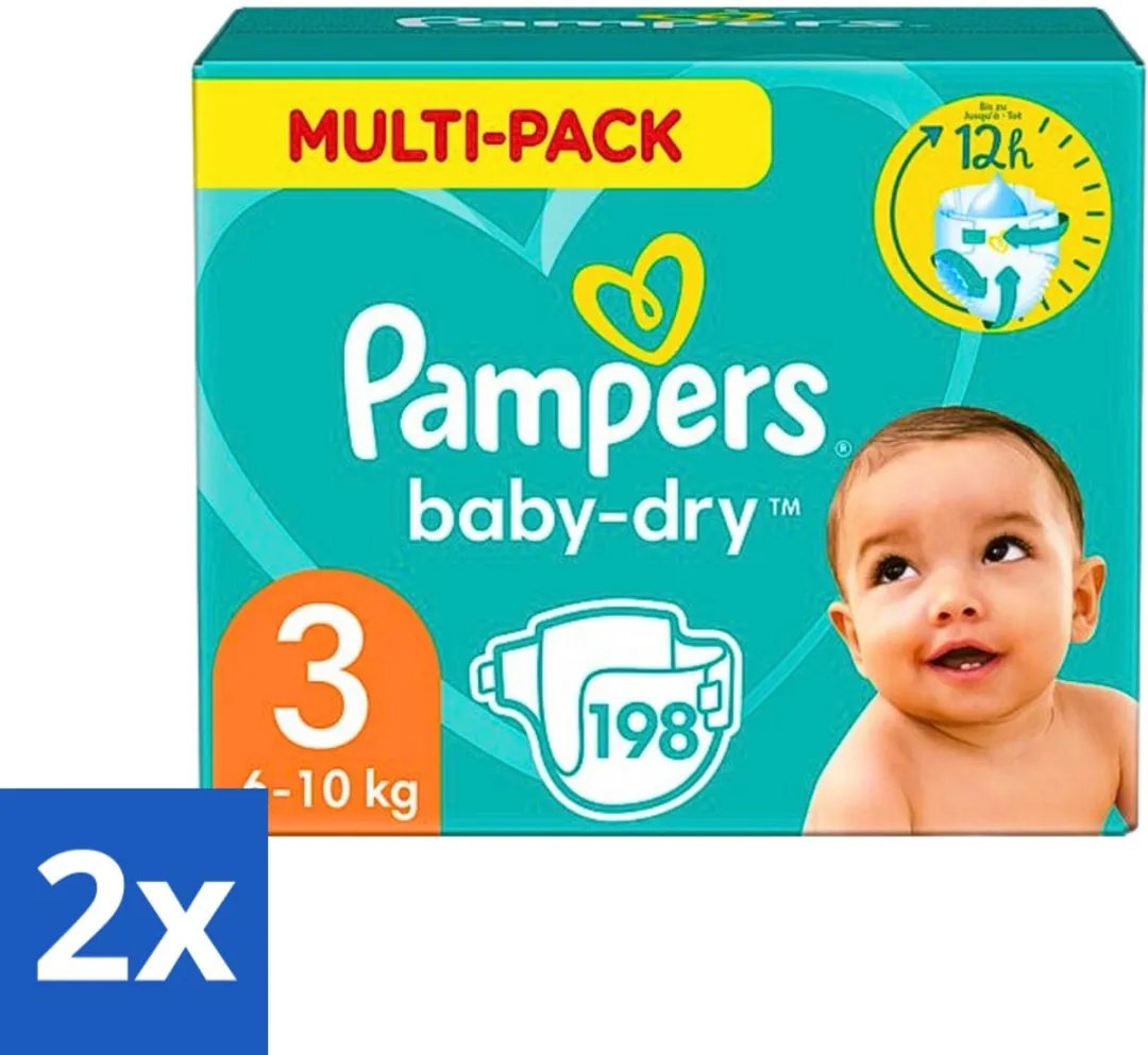 Pampers Baby-Dry Luiers Maat 3