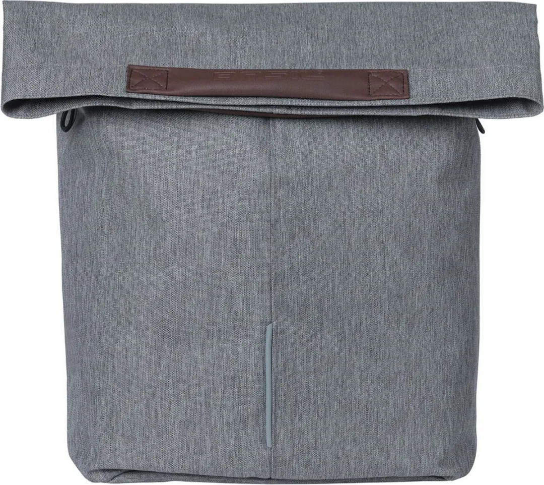 Basil City Shopper MIK Hooks Fietstas 16L - Grijs