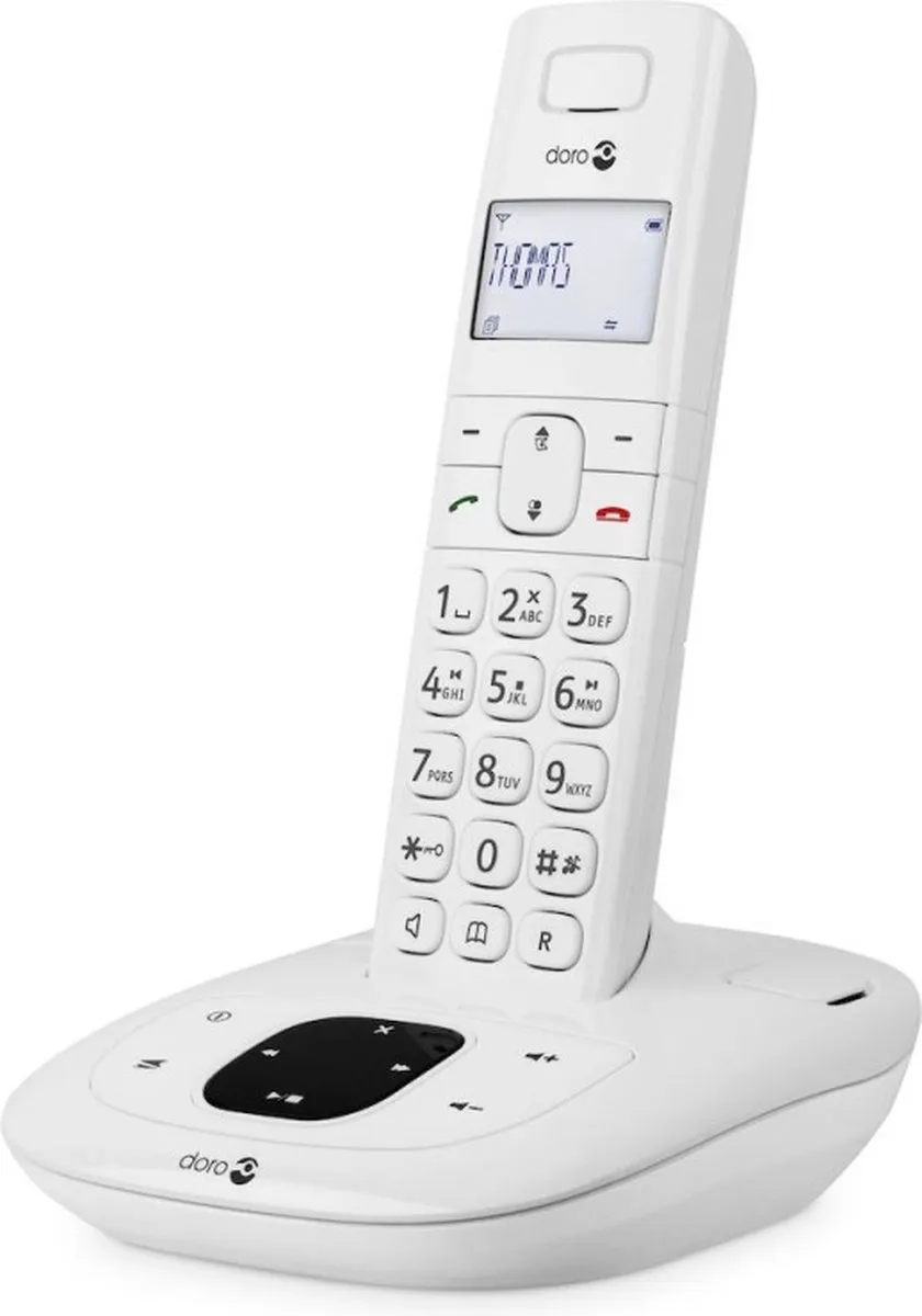 Doro Comfort 1015 DECT Telefoon met Antwoordapparaat - Wit