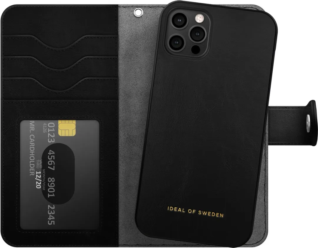 iDeal of Sweden Magnet Wallet+ IDMWP-I2067-01 - iPhone 12 Pro Max - 3 Pasjes - Black - afbeelding 6 van 6