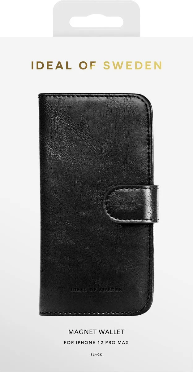 iDeal of Sweden Magnet Wallet+ IDMWP-I2067-01 - iPhone 12 Pro Max - 3 Pasjes - Black - afbeelding 2 van 6