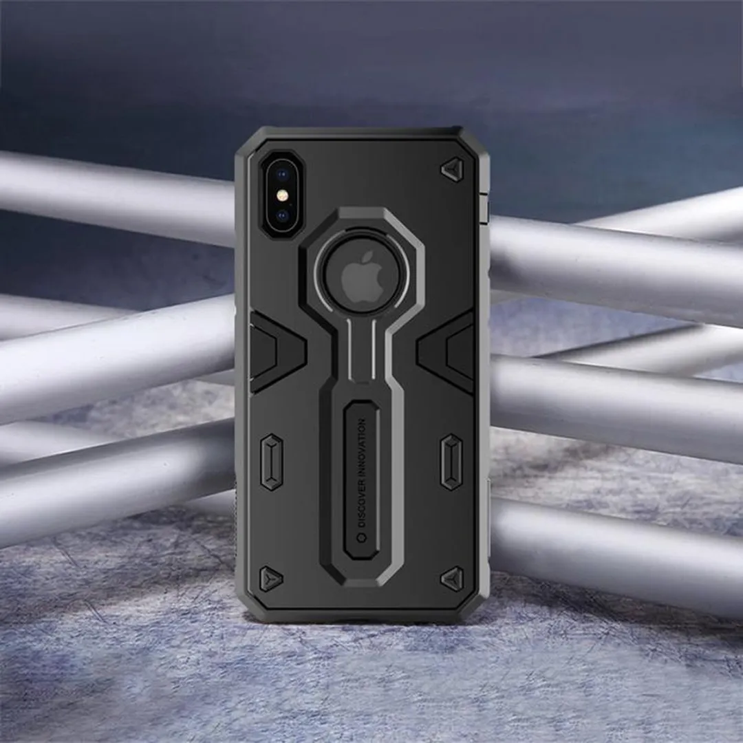 Nillkin Hard Case Defender iPhone XS Max - Zwart - afbeelding 6 van 6
