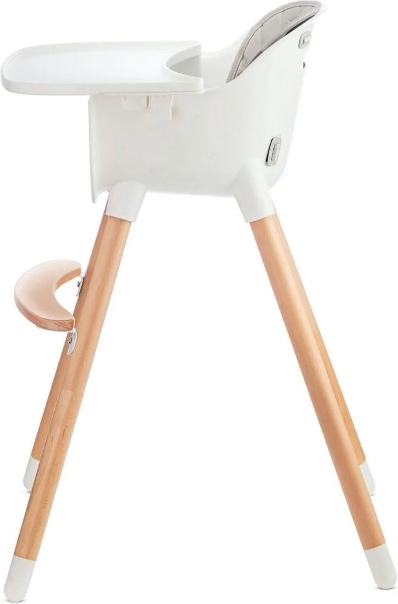 KinderKraft Sienna 2-in-1 Kinderstoel - Tot 20 kg - Grijs