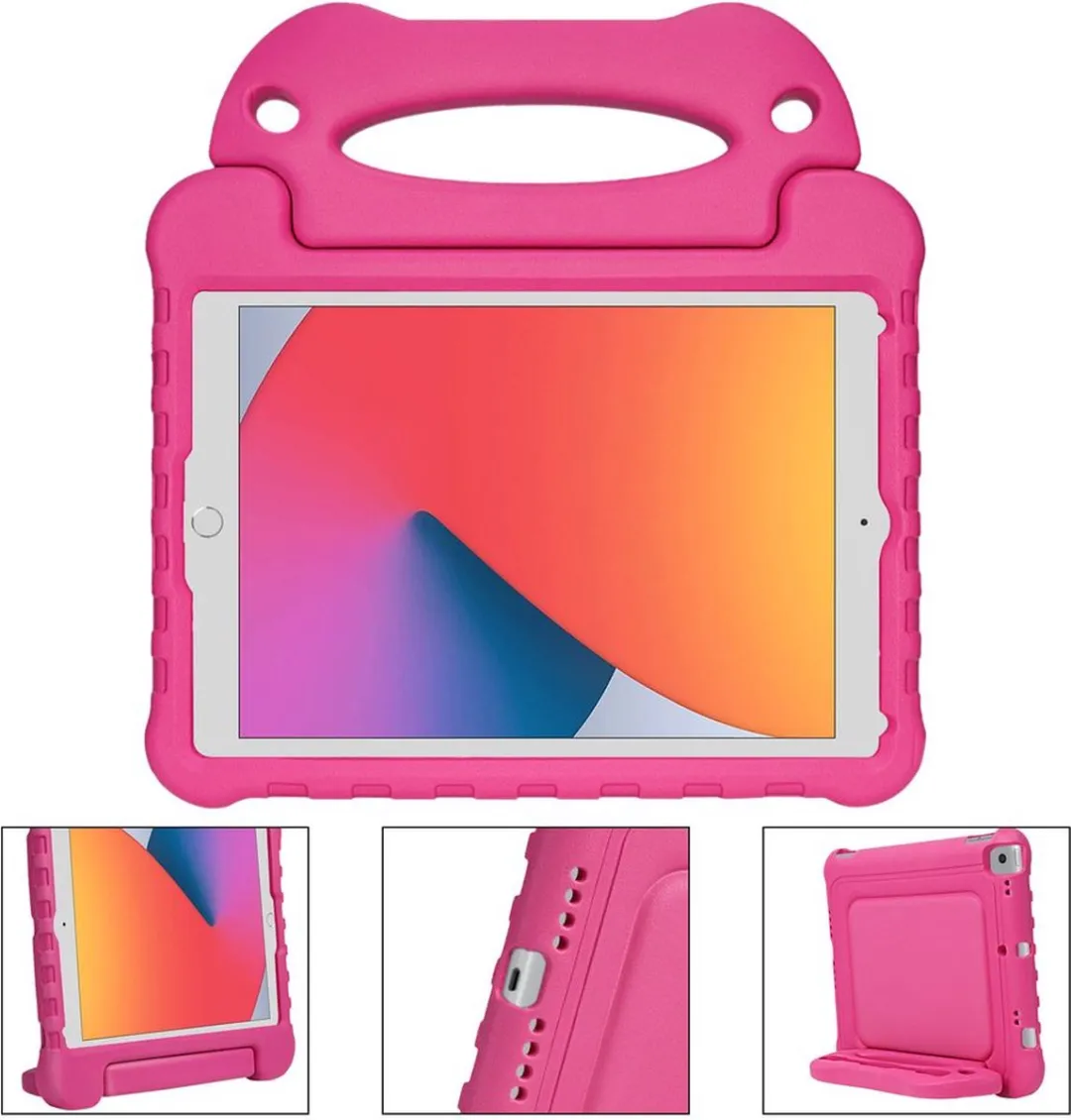Just in Case EVA Hoes iPad 10.2 inch - Roze - afbeelding 6 van 6