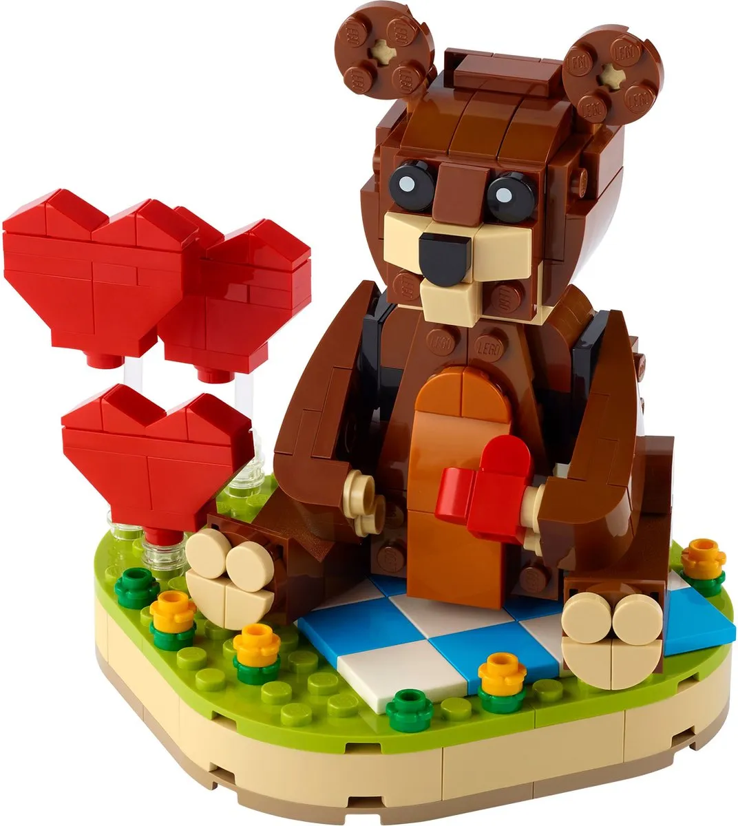 LEGO Bruine Valentijnsbeer 40462 - 245 Stukken - Multikleur