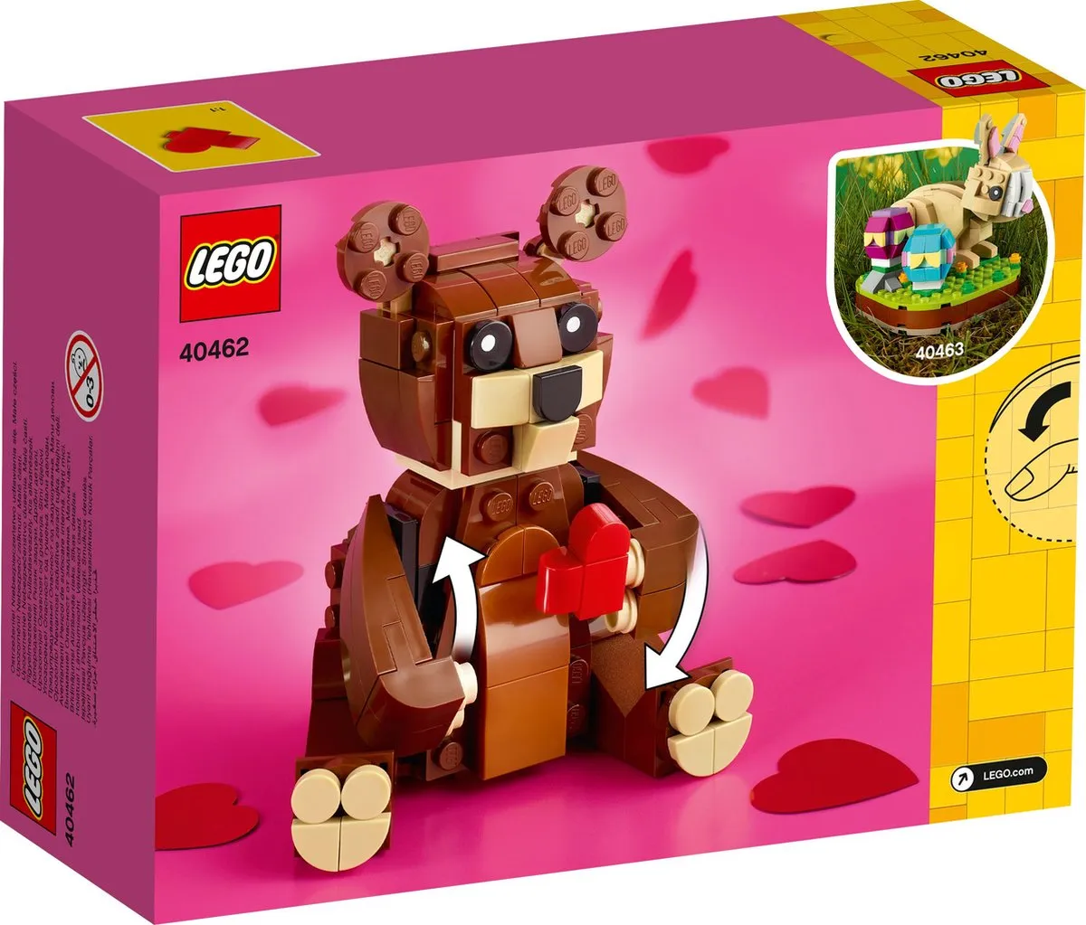 LEGO Bruine Valentijnsbeer 40462 - 245 Stukken - Multikleur - afbeelding 6 van 6