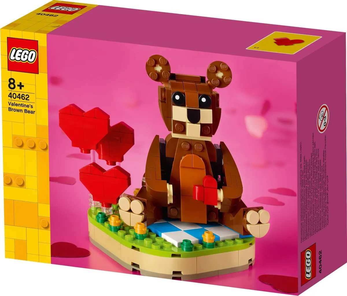 LEGO Bruine Valentijnsbeer 40462 - 245 Stukken - Multikleur
