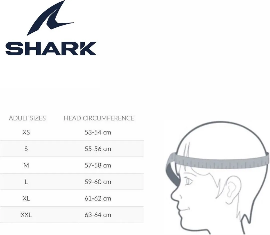 SHARK SPARTAN RS BLANK Motorhelm Integraalhelm Mat Zwart Mat - Maat XXL