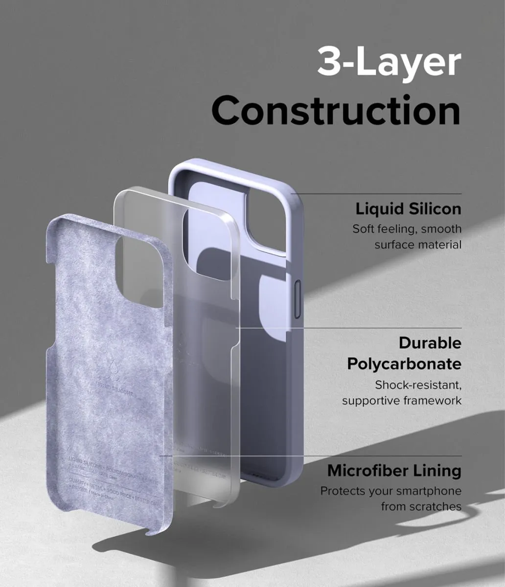 Ringke Silicone Hoesje iPhone 14 Plus - Paars - afbeelding 5 van 6