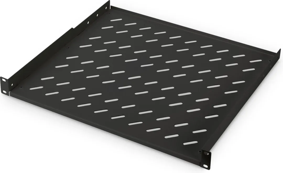 Digitus DN-19 TRAY-1-400-SW Apparaatbodem 19" - 1 HE - Zwart