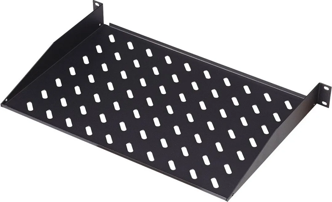 Digitus DN-19 TRAY-1-400-SW Apparaatbodem 19" - 1 HE - Zwart
