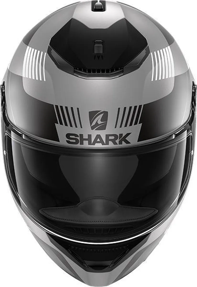 Shark Spartan 1.2 Strad Mat Helm - XS - Zwart/Grijs/Zilver - afbeelding 6 van 6