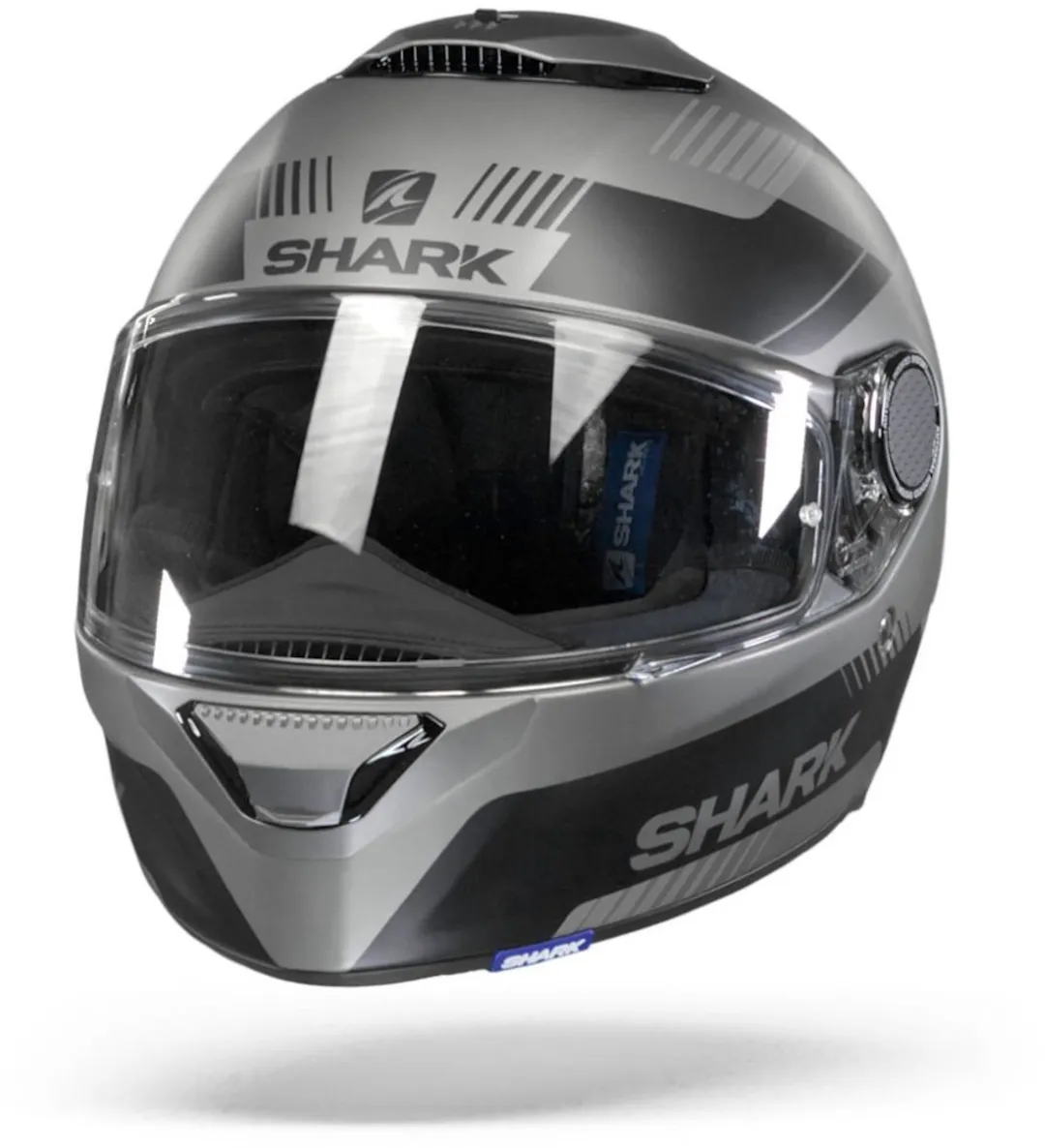 Shark Spartan 1.2 Strad Mat Helm - XS - Zwart/Grijs/Zilver