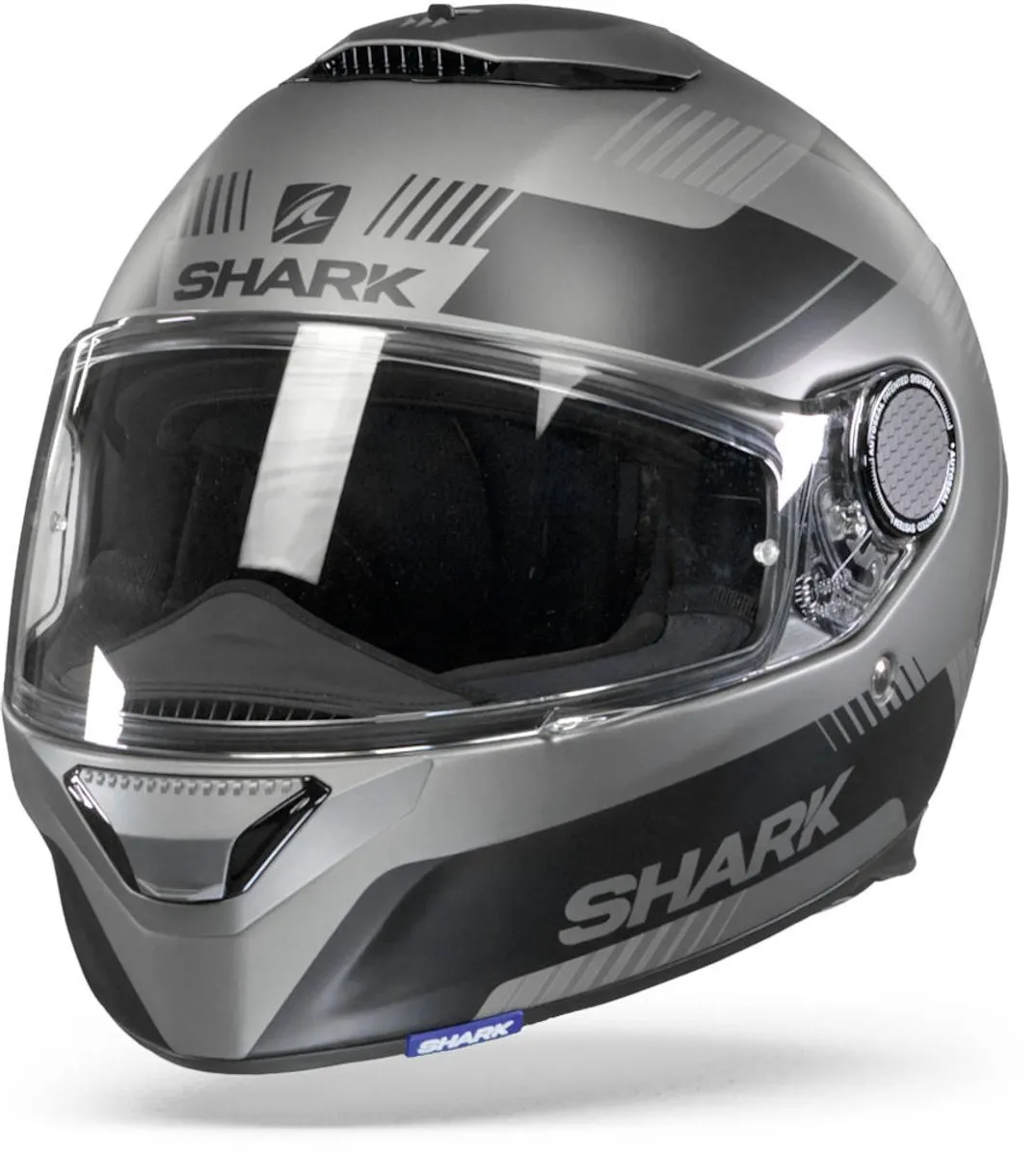Shark Spartan 1.2 Strad Mat Helm - XS - Zwart/Grijs/Zilver