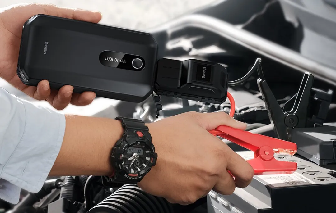 Baseus Energy Auto Jump Starter 10.000mAh - Universeel - Zwart