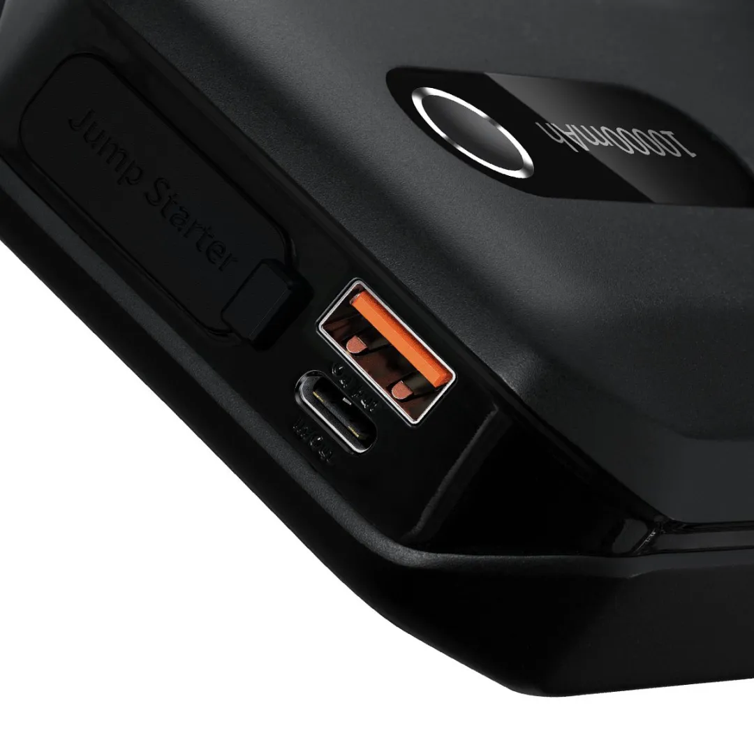 Baseus Energy Auto Jump Starter 10.000mAh - Universeel - Zwart