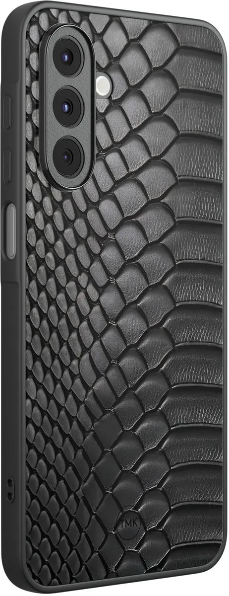 Casevibes Galaxy A17 Hoesje - Zwart - Slangenprint - S/A17/B/013