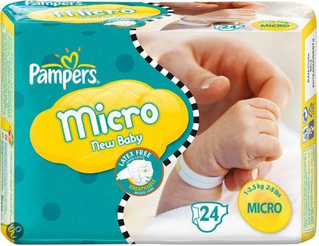 Pampers New Baby Luiers Maat 0 - 24 Stuks