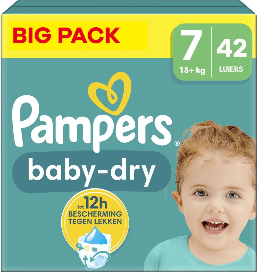 Pampers Baby Dry Maat 7 - 42 Stuks
