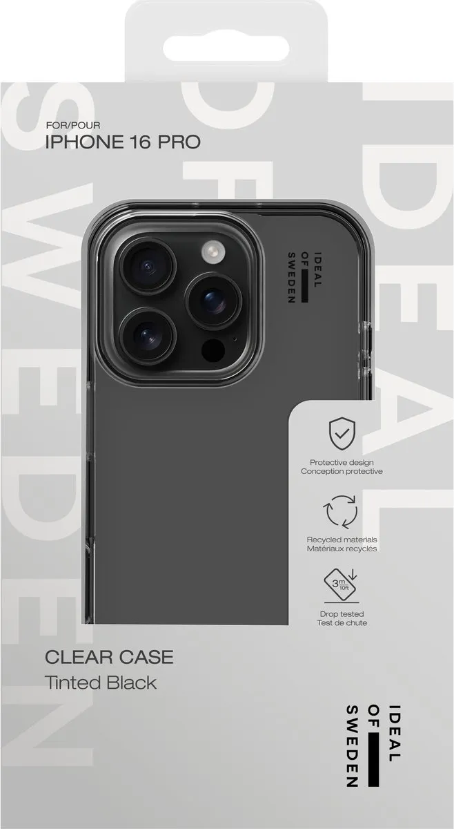 iDeal of Sweden Clear Case iPhone 17 - Zwart - MagSafe