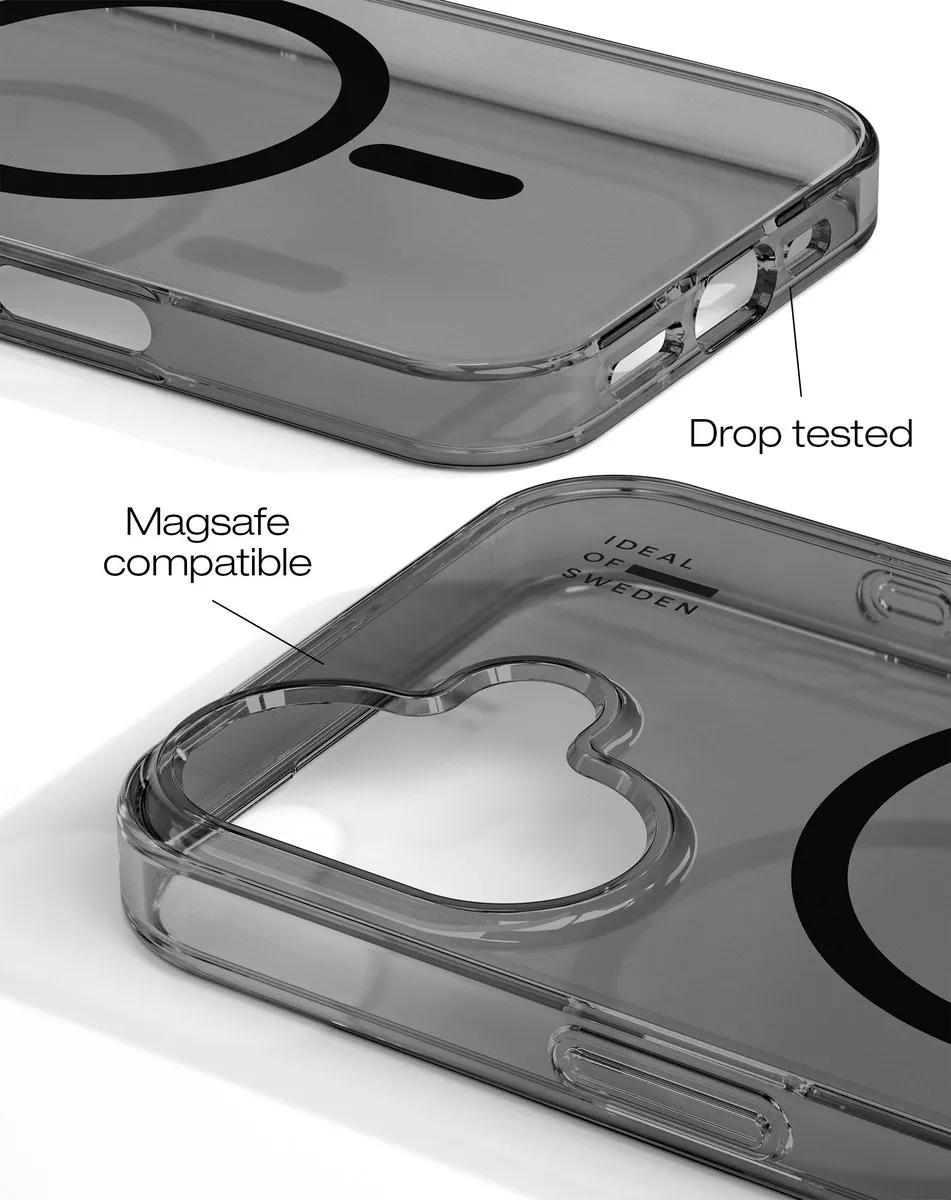 iDeal of Sweden Clear Case iPhone 17 - Zwart - MagSafe