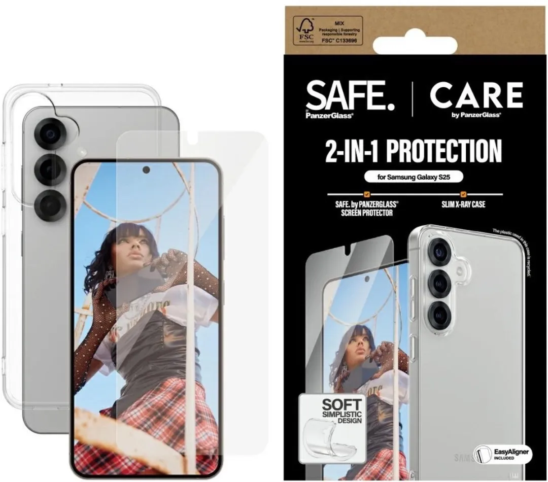 PanzerGlass Beschermset Care 2-in-1 - Zwart