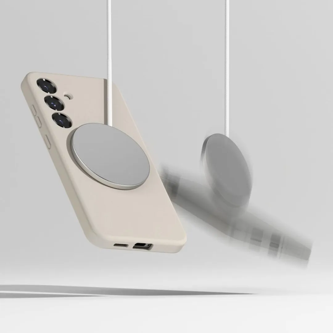 Ringke Siliconen Magsafe Hoesje S25 - Transparent