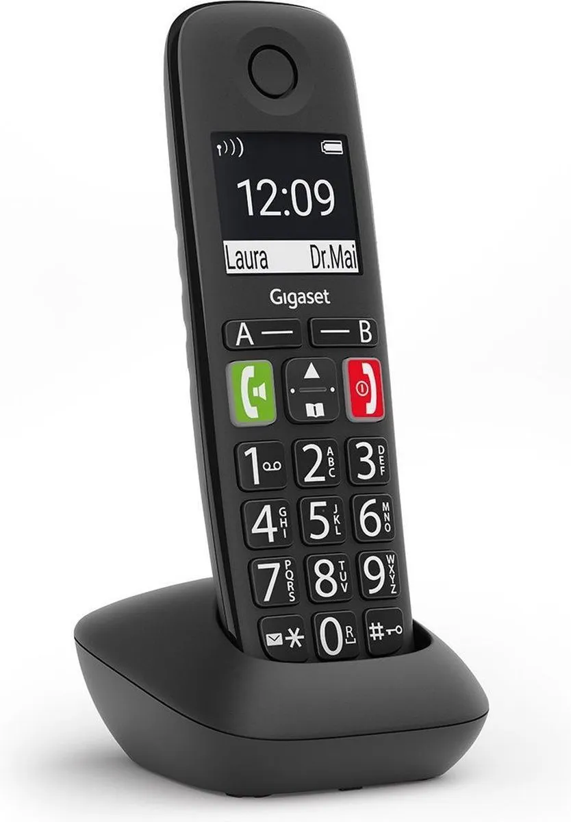 Gigaset E290 HX DECT Telefoon - Zwart