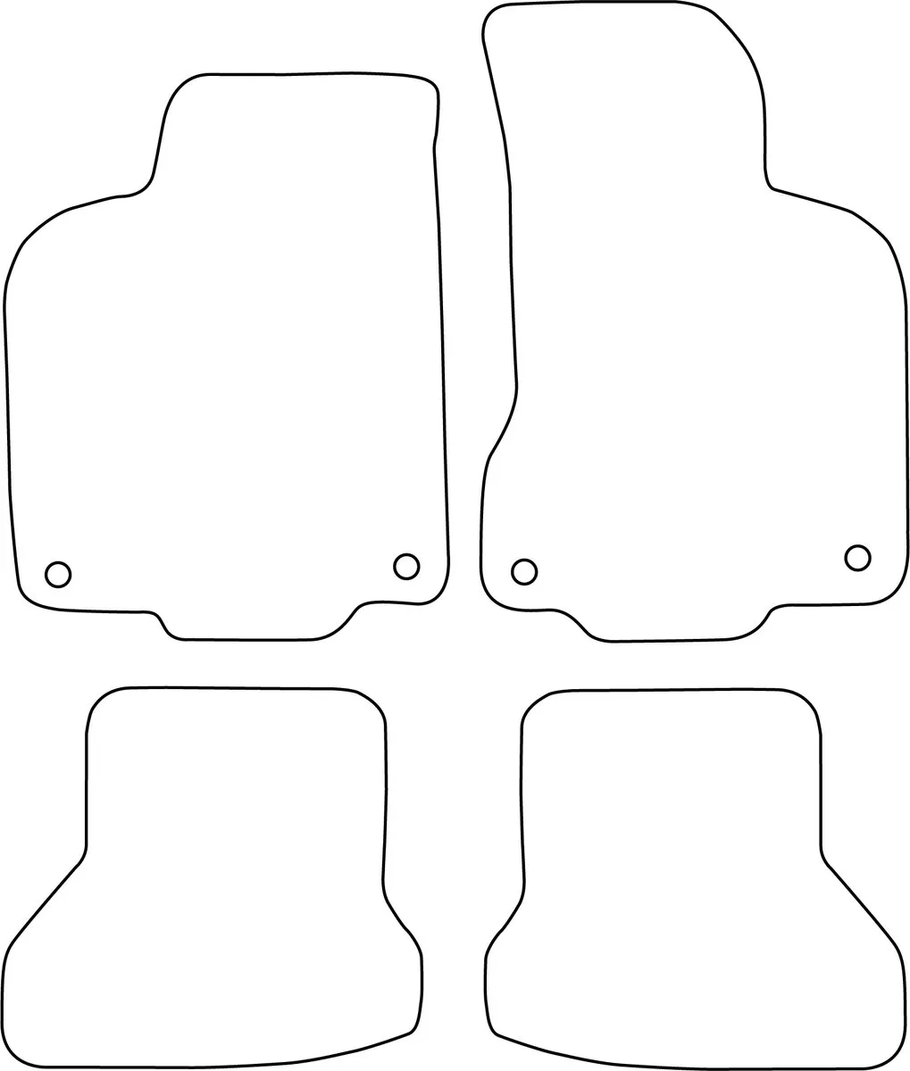 Volkswagen Polo III Lift Vloermatten - Zwart
