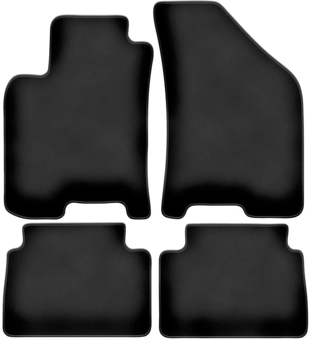 Daewoo Lanos Automatten - Zwart - 4 Stuks